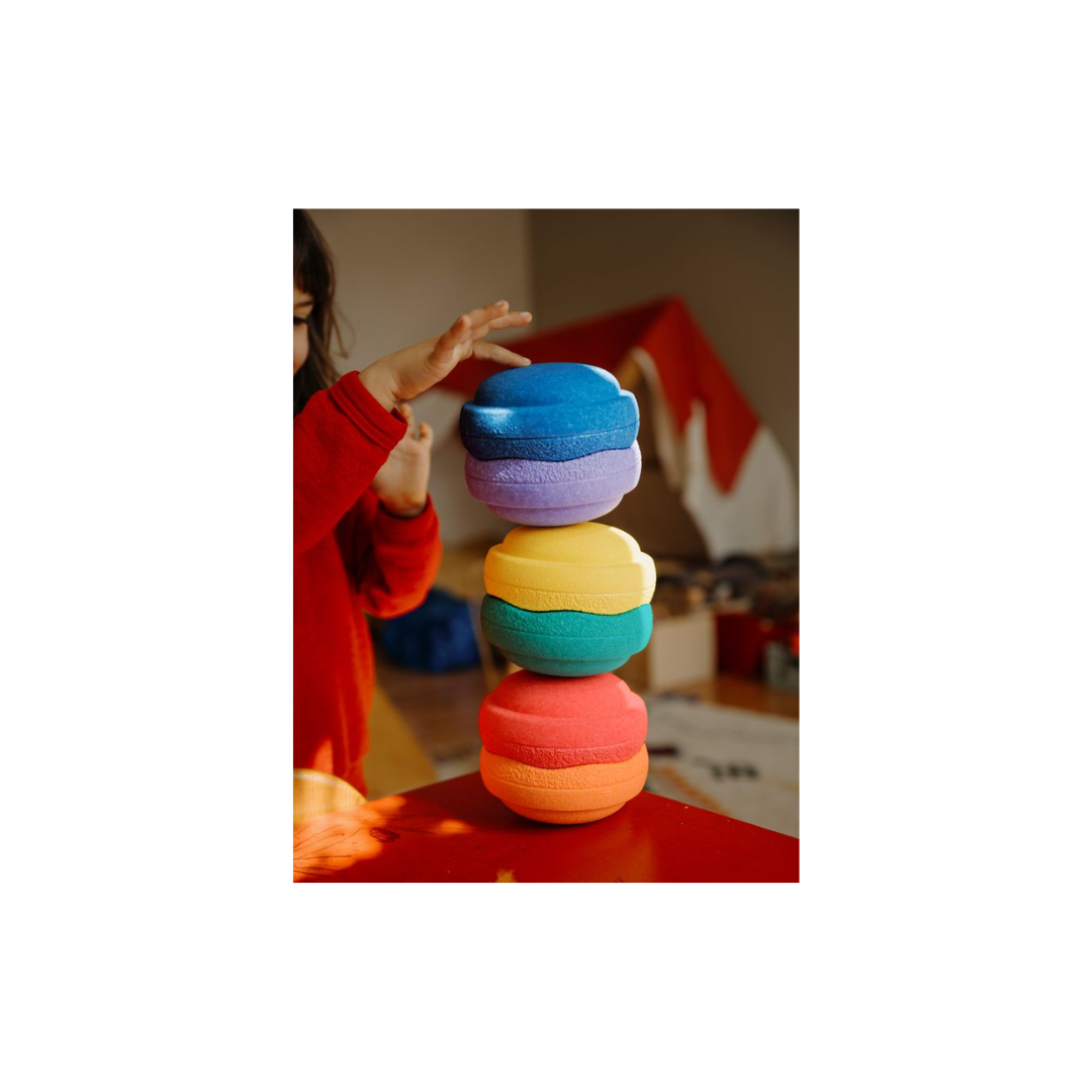 stapelstein® | original | set 6 rainbow classic stapelstein® | original | set 6 rainbow classic
