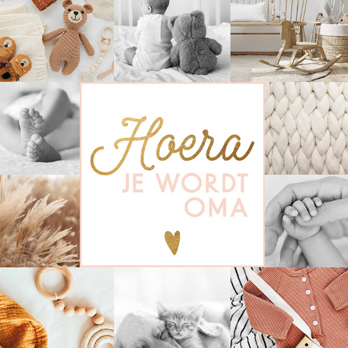 hoera, je wordt oma hoera, je wordt oma