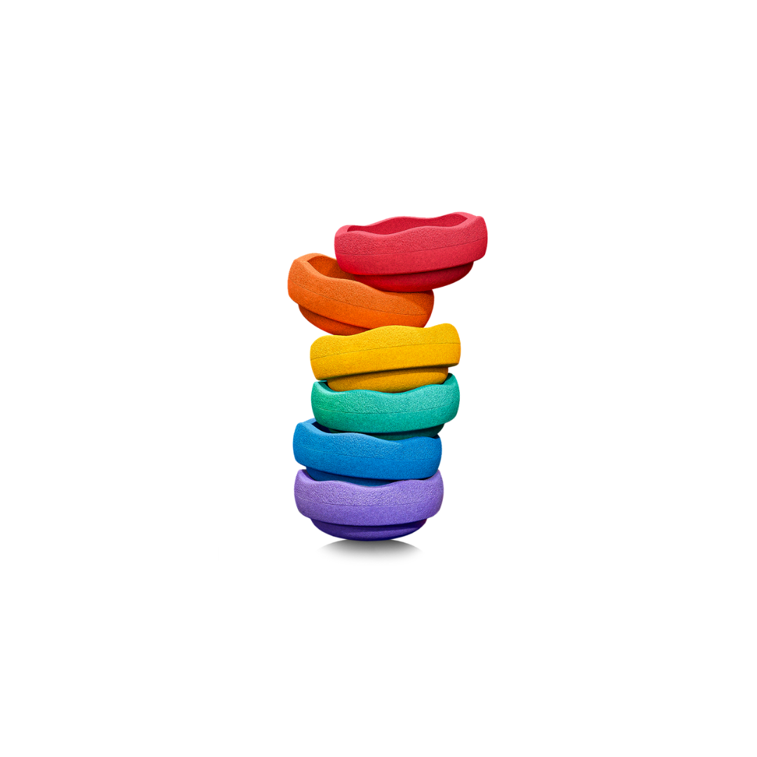 stapelstein® | original | set 6 rainbow classic stapelstein® | original | set 6 rainbow classic