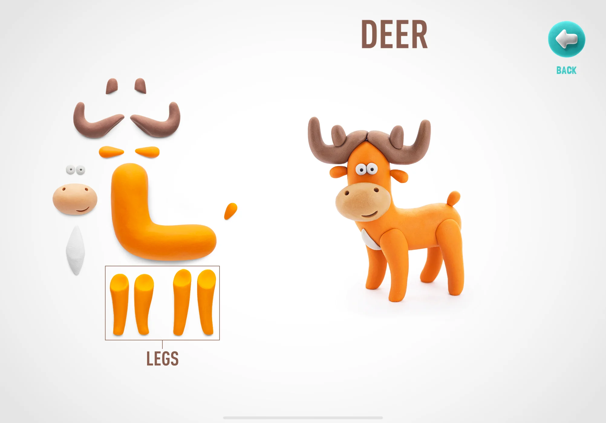 heyclay – forest deer – 3 potjes heyclay – forest deer – 3 potjes