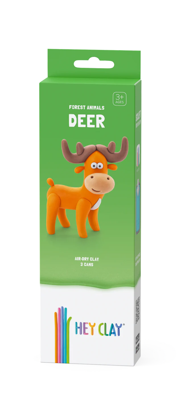 heyclay – forest deer – 3 potjes heyclay – forest deer – 3 potjes
