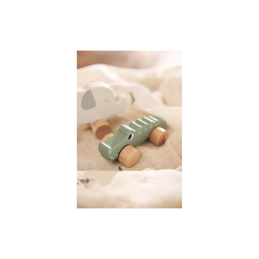 jollein houten krokodil op wielen jollein houten krokodil op wielen