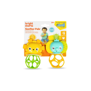 oball rattle easy grasp toy roze