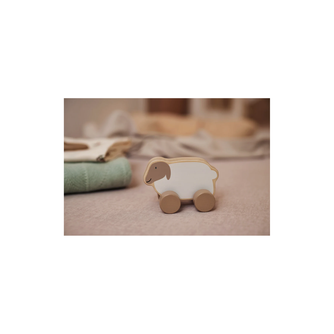 jollein houten schaap op wielen jollein houten schaap op wielen