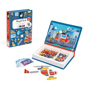 janod magnetibook – verkleedfeest jongens