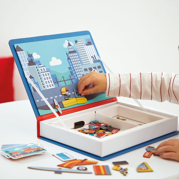 janod magnetibook – verkleedfeest jongens