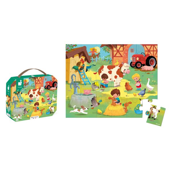 janod puzzel boerderij