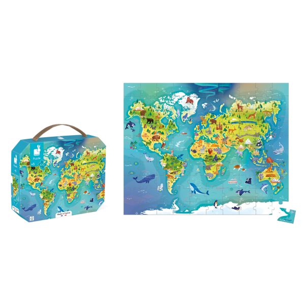 janod puzzel – de wereld
