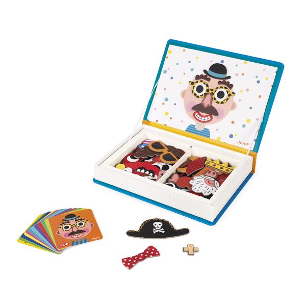 janod magnetibook – gekke gezichten