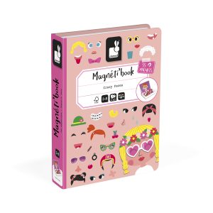 janod magnetibook – gekke gezichten meisjes