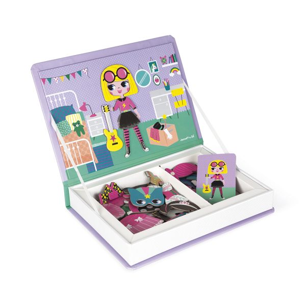 janod magnetibook – verkleedfeest meisjes