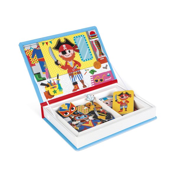janod magnetibook – verkleedfeest jongens