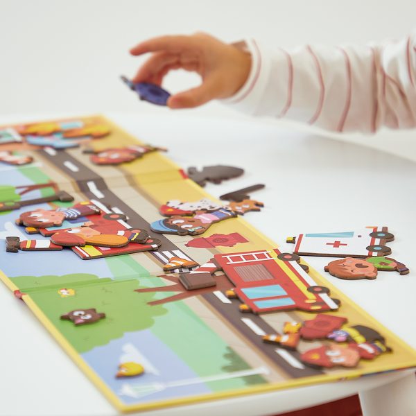 janod magneetboeken mini brandweer