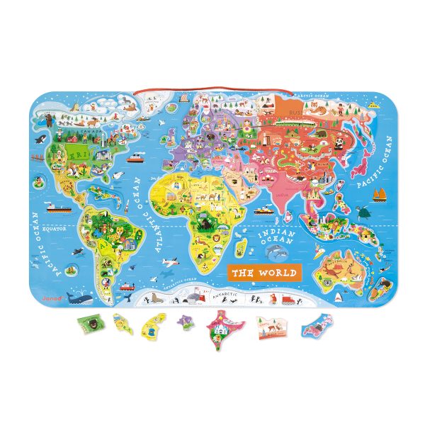 magneetbord de wereld (eng)