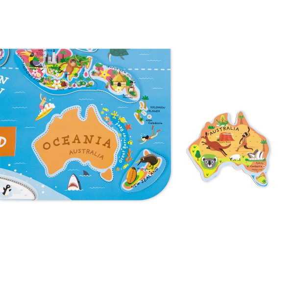 magneetbord de wereld (eng)