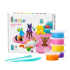 heyclay – fluffy dieren 15 potjes