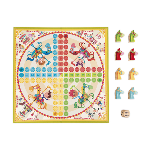 janod spel – carrousel mens erger je niet