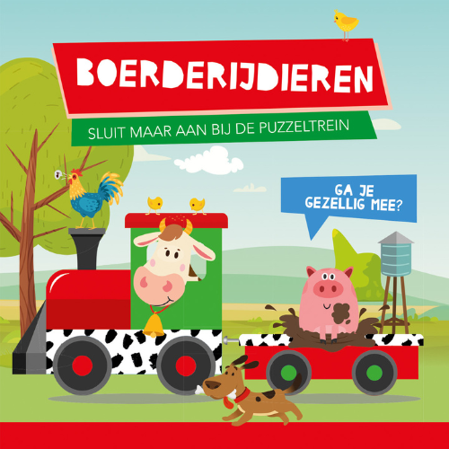 puzzeltrein boerderijdieren puzzeltrein boerderijdieren