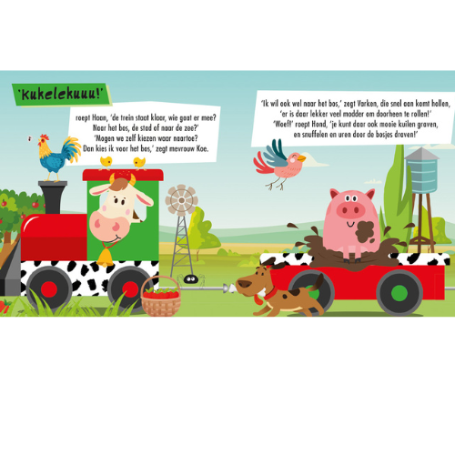 puzzeltrein boerderijdieren puzzeltrein boerderijdieren