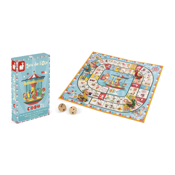 janod spel – carrousel ganzenbord