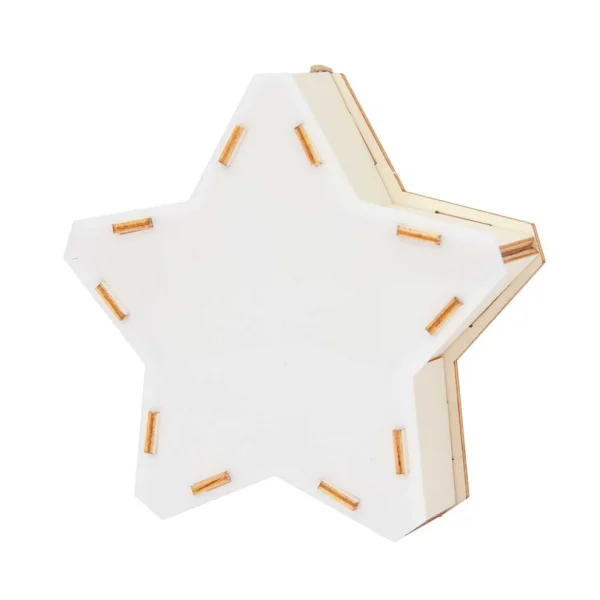 houten ster lampje klein