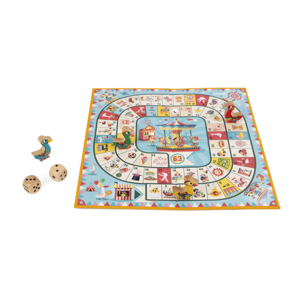 janod spel – carrousel ganzenbord