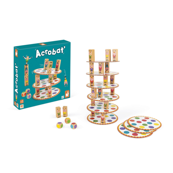 janod spel – acrobaten toren