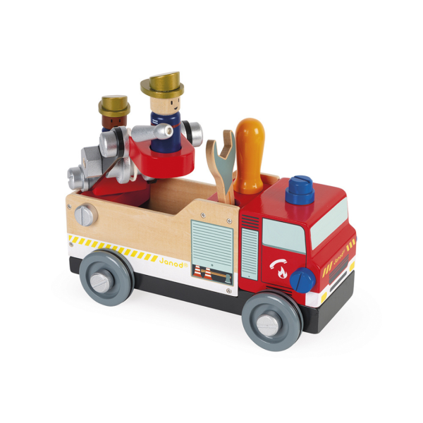 janod brico’kids – brandweerauto