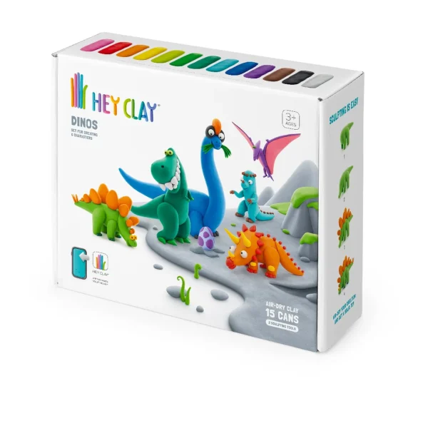 heyclay – dinos – 15 potjes
