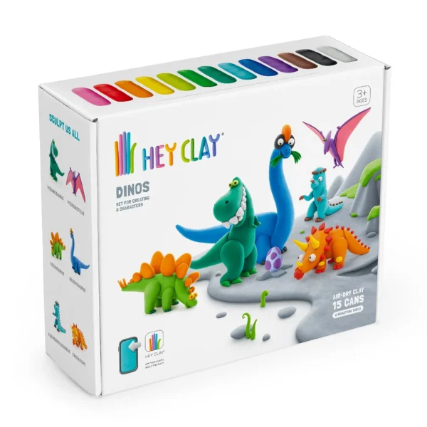 heyclay – dinos – 15 potjes
