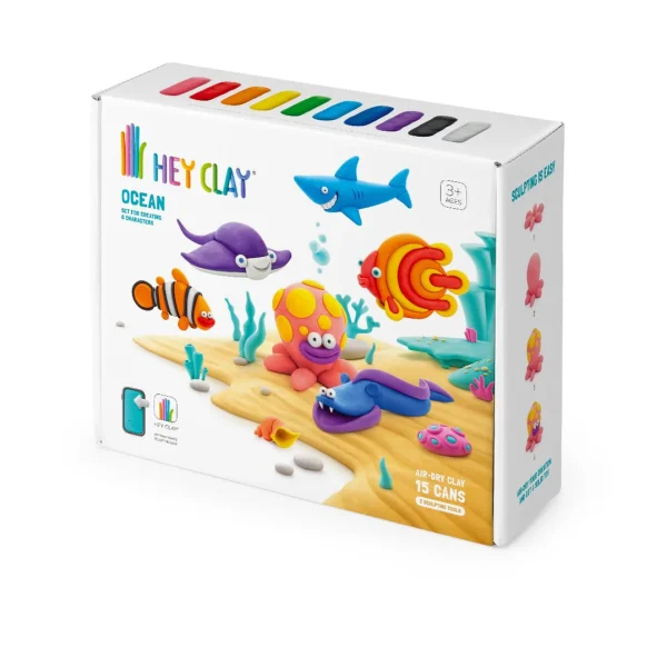 heyclay – oceaan – 15 potjes