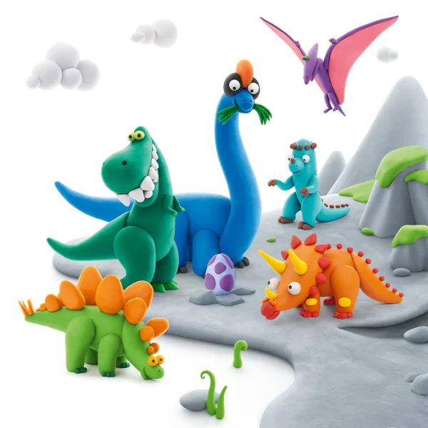 heyclay – dinos – 15 potjes