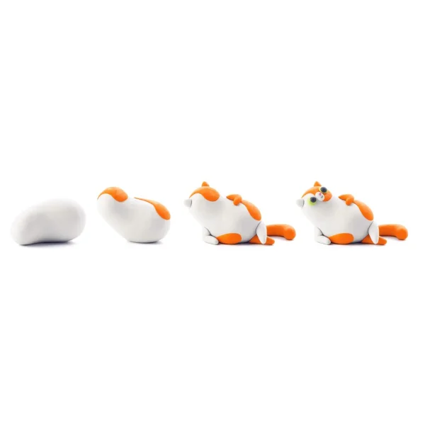 heyclay – fluffy dieren 15 potjes