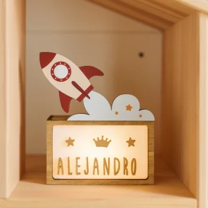 houten lampje dino (kopie)