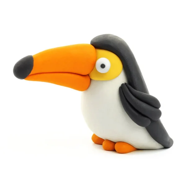 heyclay – birds penguin – 3 potjes