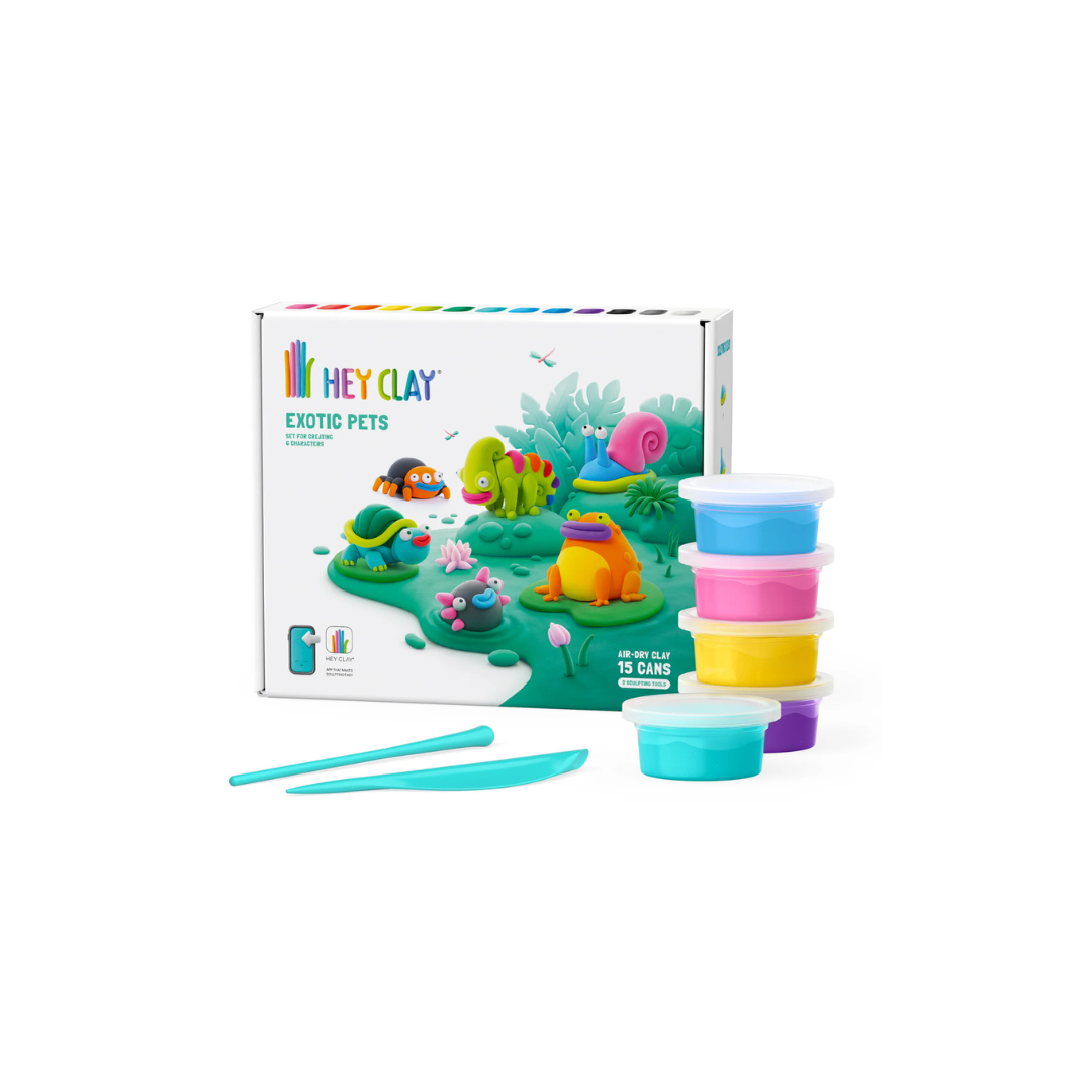 heyclay – birds toucan – 3 potjes heyclay – birds toucan – 3 potjes