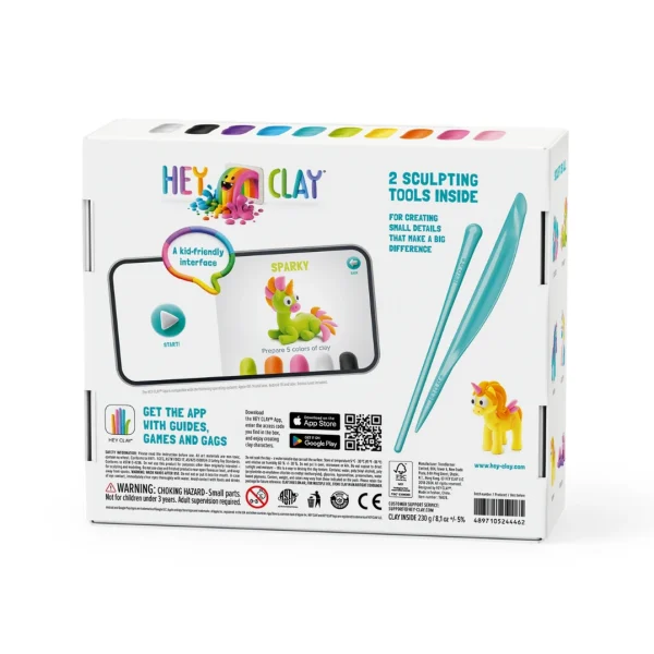 heyclay – rainbow unicorn – 15 potjes