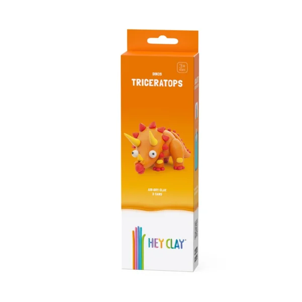 heyclay – triceratops – 3 potjes