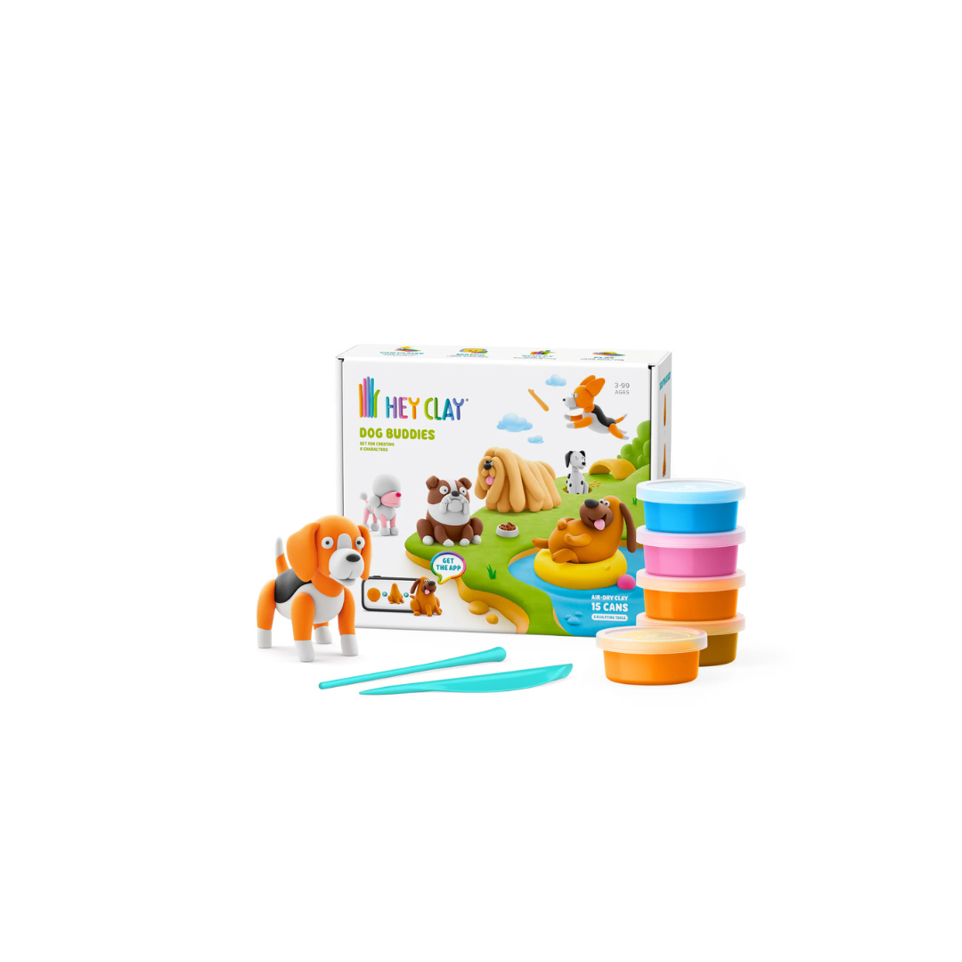 heyclay – dog buddies – 15 potjes heyclay – dog buddies – 15 potjes