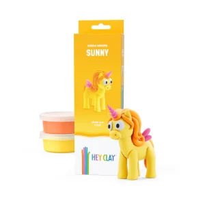 heyclay – rainbow unicorn lighty – 3 potjes (kopie)
