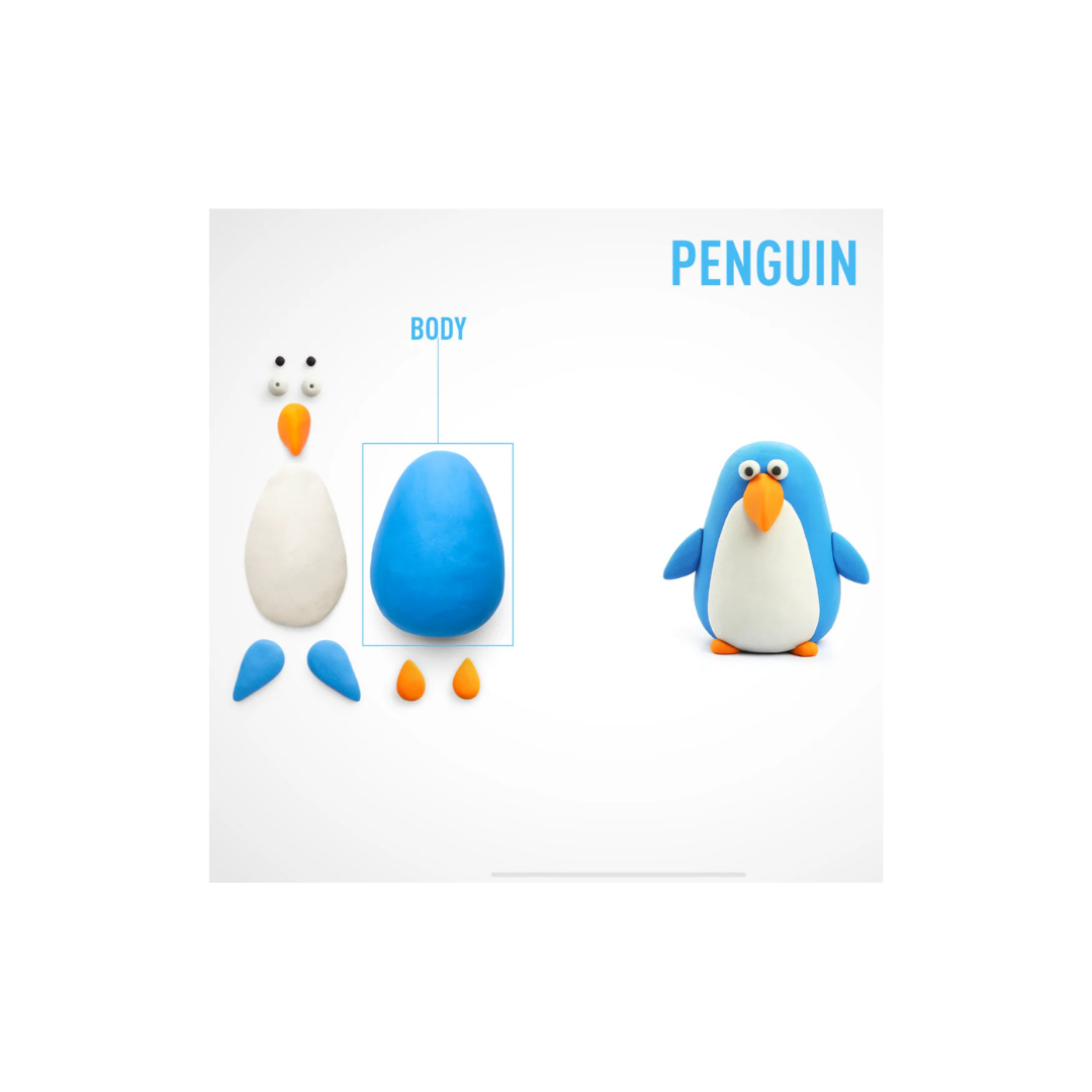 heyclay – birds toucan – 3 potjes heyclay – birds toucan – 3 potjes