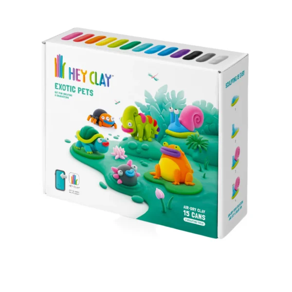 heyclay – exotische huisdieren– 15 potjes