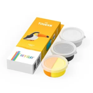 heyclay – birds penguin – 3 potjes