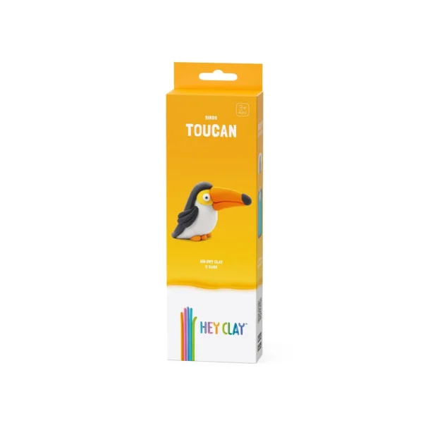 heyclay – birds penguin – 3 potjes