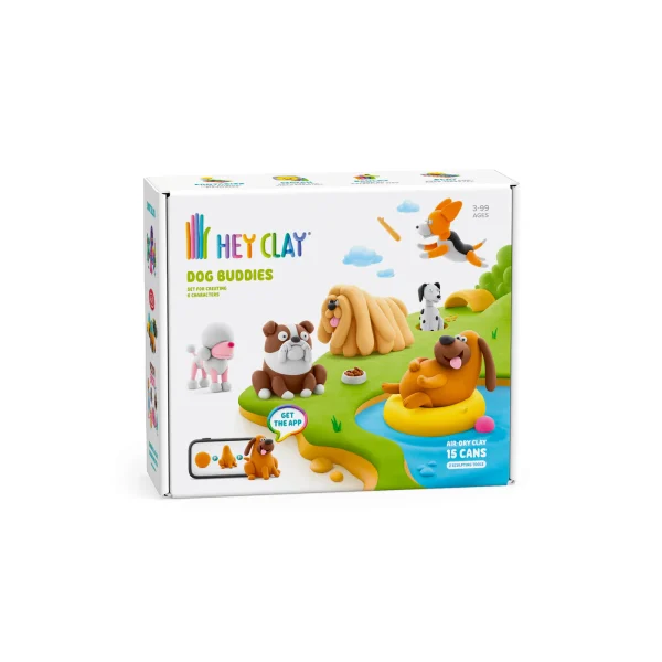 heyclay – dog buddies – 15 potjes