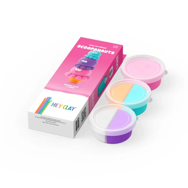 heyclay – rainbow unicorn – 6 potjes